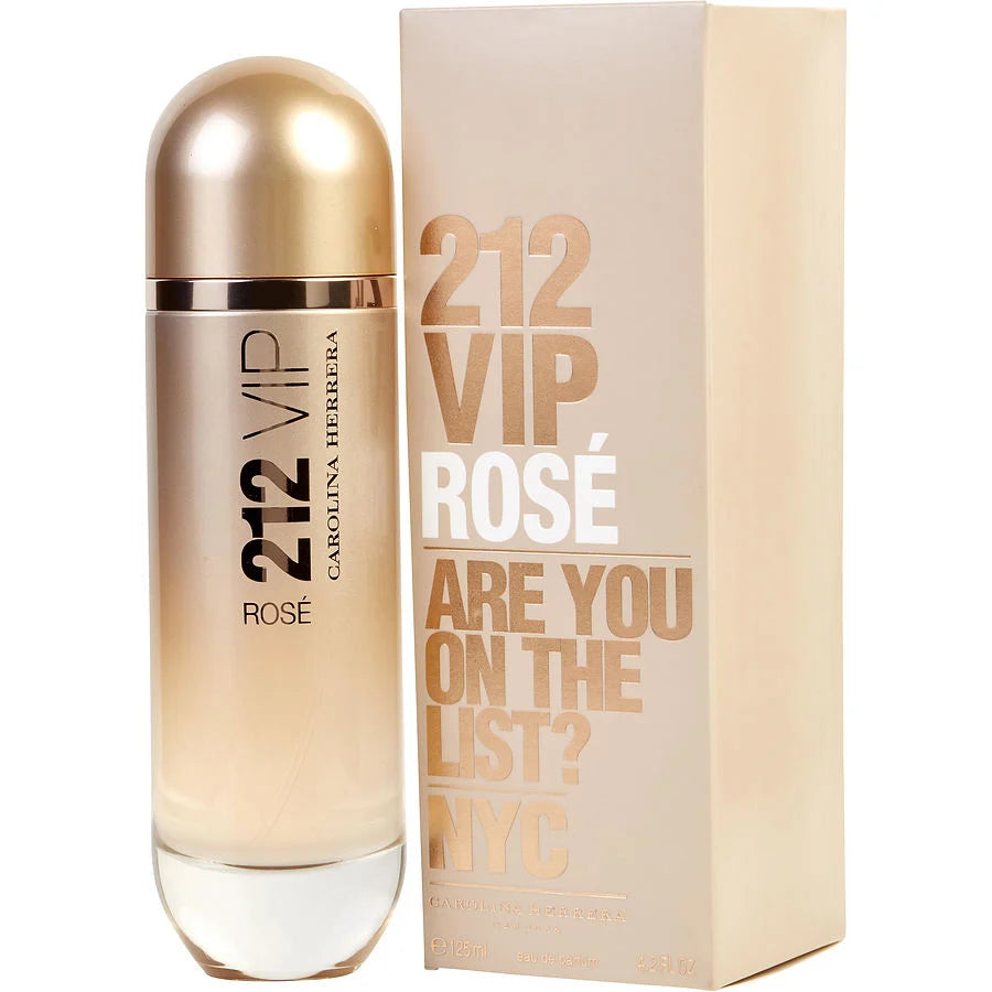 212 VIP Rose 5ml mini eau de parfum for women, elegant and vibrant floral fragrance in a compact bottle