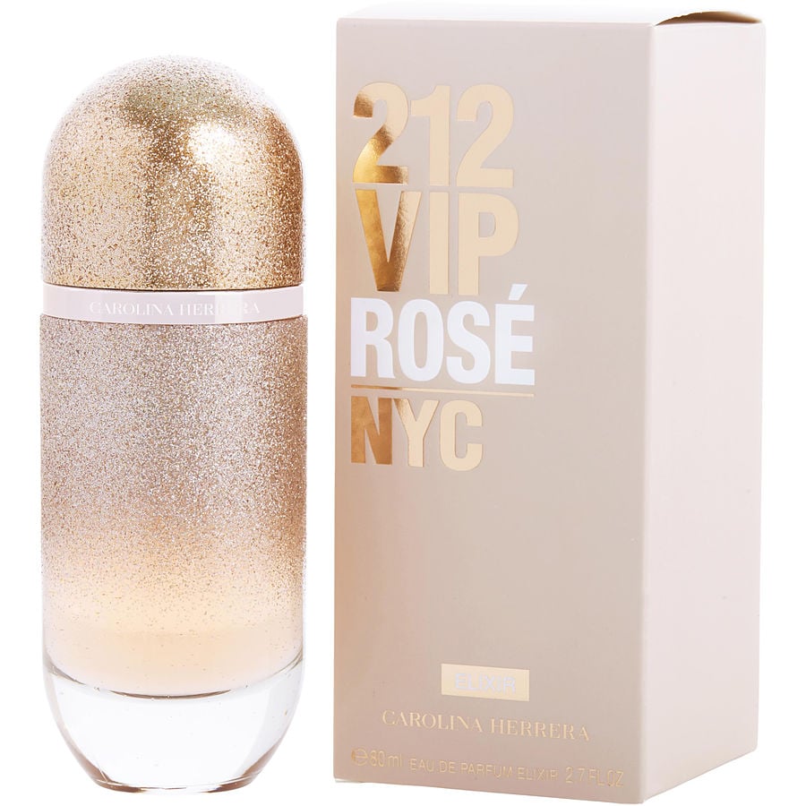 212 VIP Rose Elixir 5ml mini eau de parfum elixir for women, luxurious floral fragrance in a compact bottle
