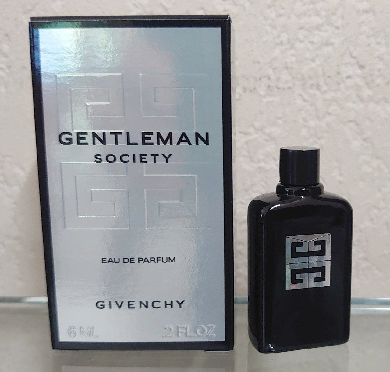 Givenchy Gentleman Society Eau de Parfum 6ml miniature for men, elegant and refined masculine fragrance in a compact bottle