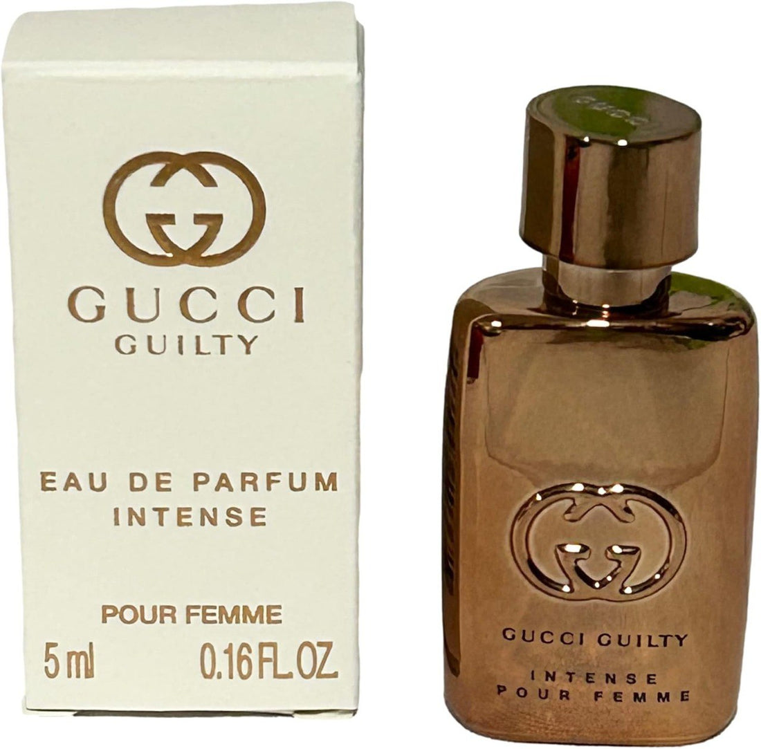 Gucci Guilty Pour Femme Eau de Parfum Intense 5ml miniature for women, bold and luxurious feminine fragrance in a compact bottle