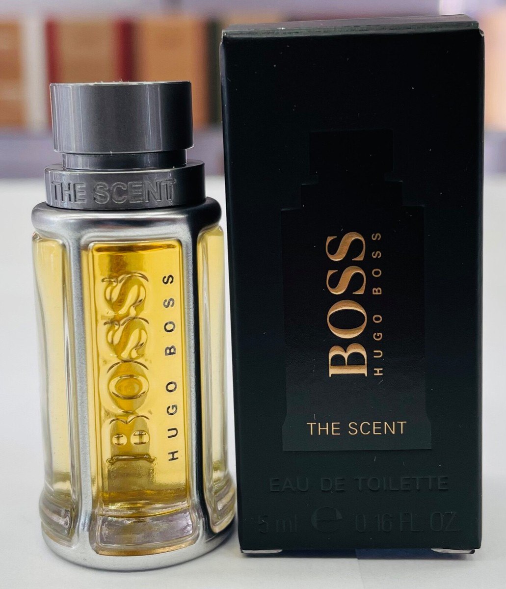 Hugo Boss Boss The Scent Eau de Toilette 5ml miniature for men, warm and seductive masculine fragrance in a compact bottle
