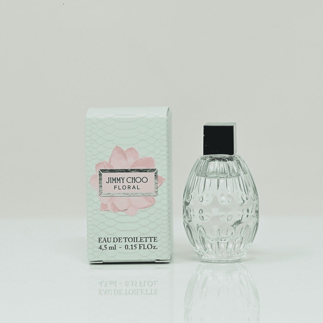 Jimmy Choo Floral Eau de Toilette 4.5ml miniature for women, fresh and floral feminine fragrance in a compact bottle