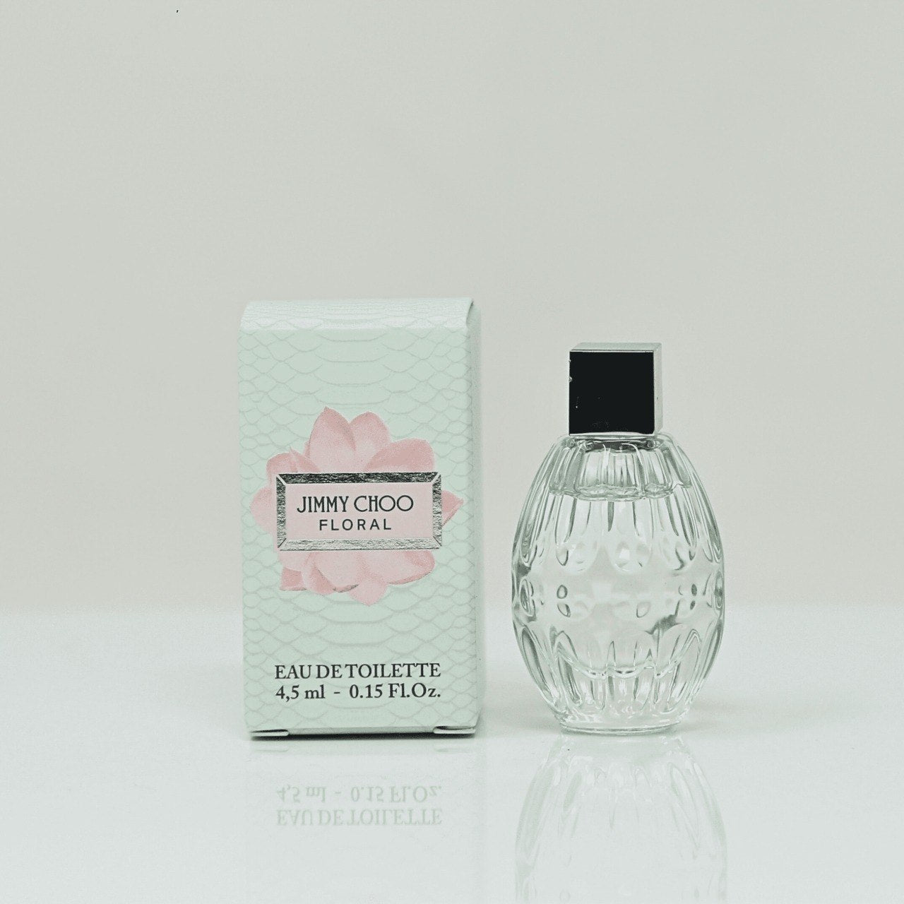 Jimmy Choo Floral Eau de Toilette 4.5ml miniature for women, fresh and floral feminine fragrance in a compact bottle
