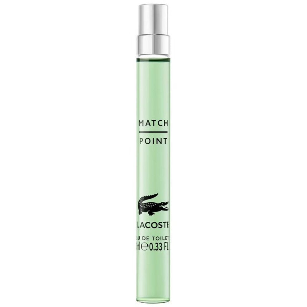 Lacoste Match Point Eau de Toilette 10ml miniature for men, fresh and sporty masculine fragrance in a compact bottle