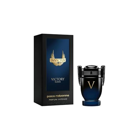 Paco Rabanne Invictus Victory Elixir Parfum Intense 5ml miniature for men, powerful and dynamic masculine fragrance in a compact bottle