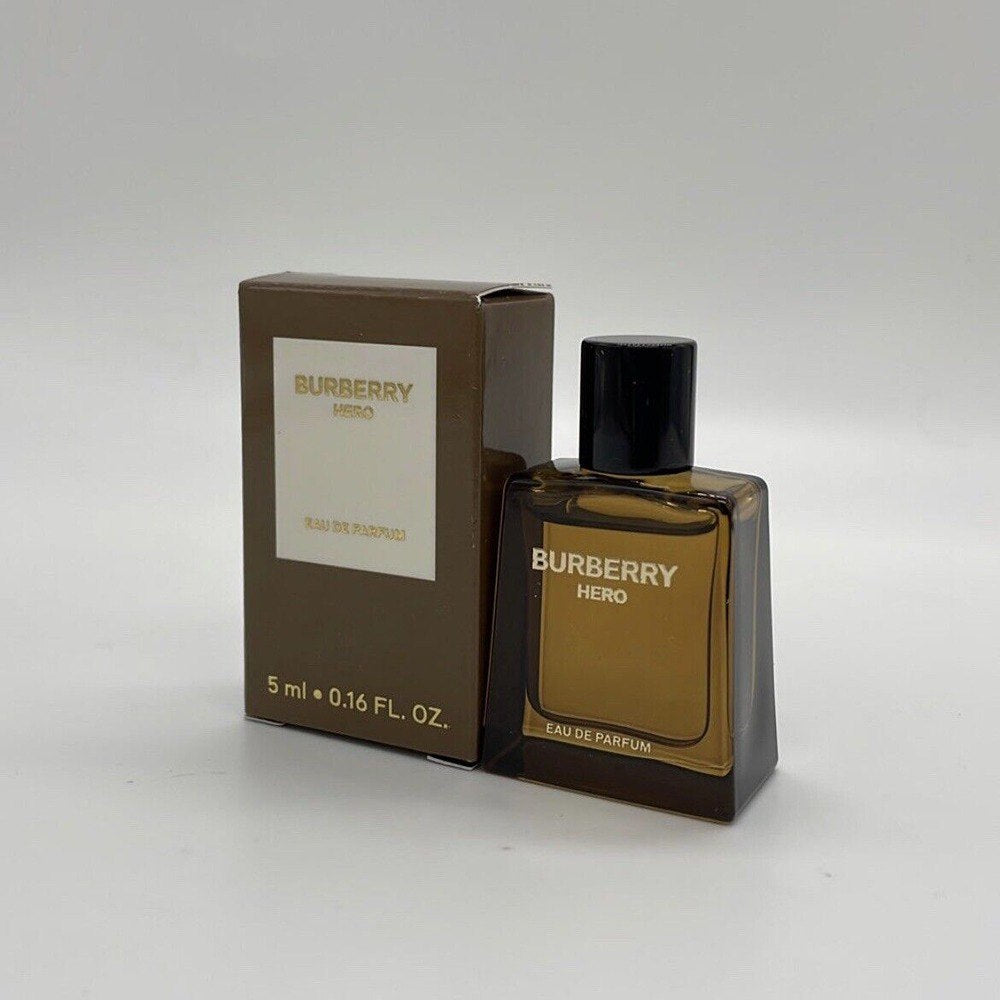 Burberry Hero Eau de Parfum 5ml miniature for men, bold and sophisticated masculine fragrance in a compact bottle