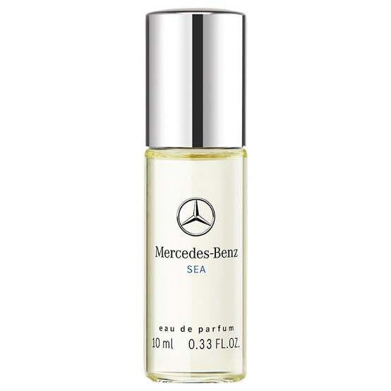 Mercedes Benz Sea Eau de Parfum 10ml miniature for men, fresh and aquatic masculine fragrance in a compact bottle