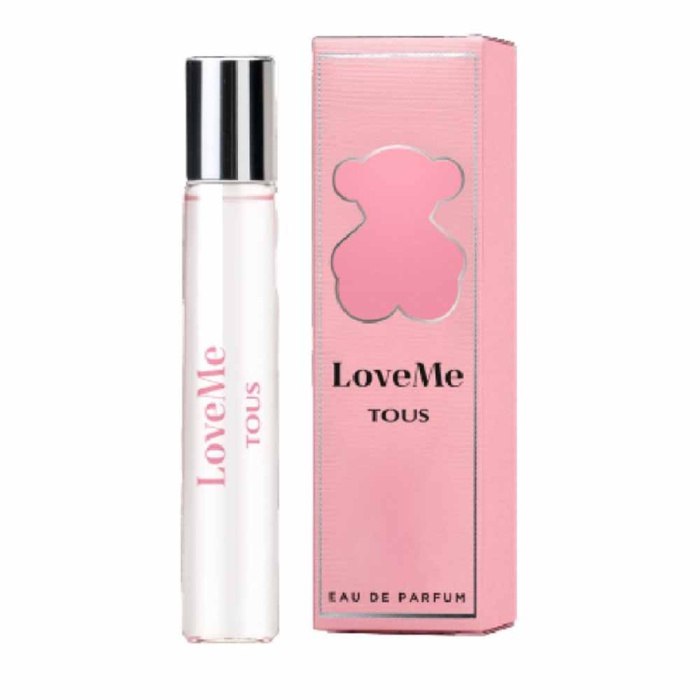 TOUS Loveme Luxury Eau de Parfum 15ml miniature for women, elegant and sophisticated feminine fragrance in a compact bottle