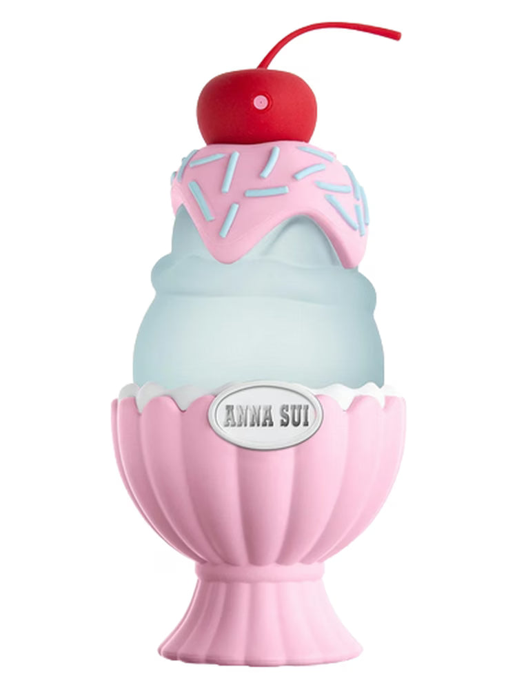 Anna Sui Sundae Pretty Pink Eau de Toilette 5ml miniature for women, sweet and fruity feminine fragrance in a compact bottle