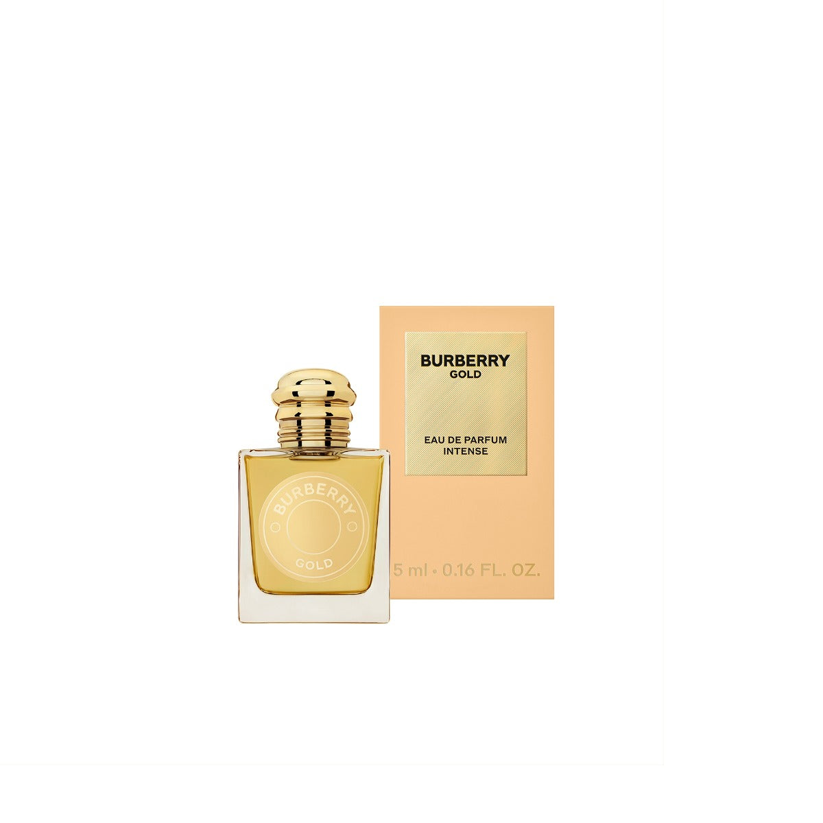 Burberry Gold Eau de Parfum Intense 5ml miniature for women, warm and luxurious feminine fragrance in a compact bottle
